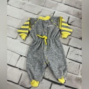 Plays Kool vintage Gray and Yellow Kids One Piece